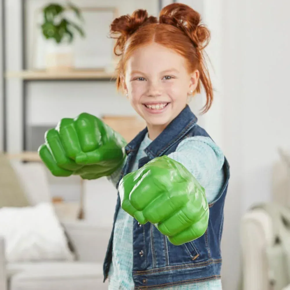 Marvel Avengers Hulk Gamma Smash Fists Role Play Toy for Kids, Stocking Stuffers for Kids 5 and up - Image 3