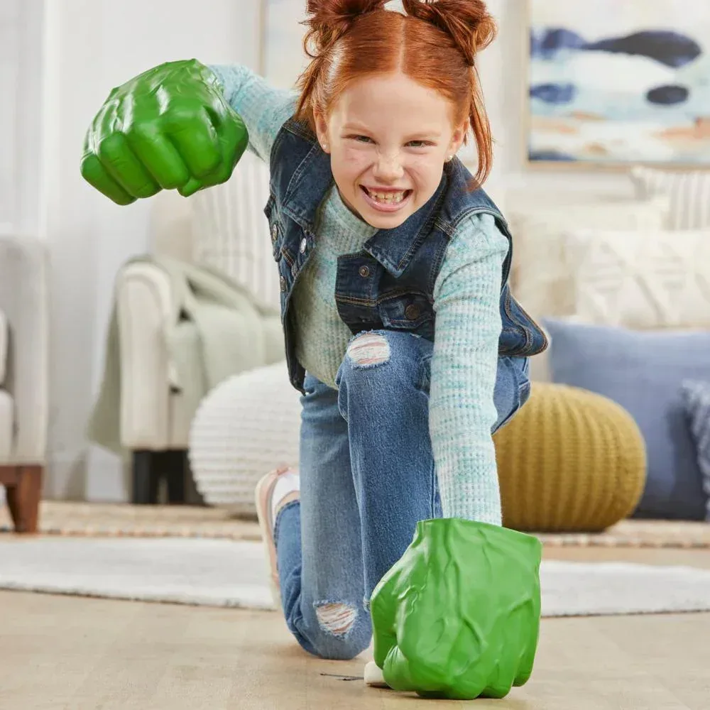Marvel Avengers Hulk Gamma Smash Fists Role Play Toy for Kids, Stocking Stuffers for Kids 5 and up - Image 4