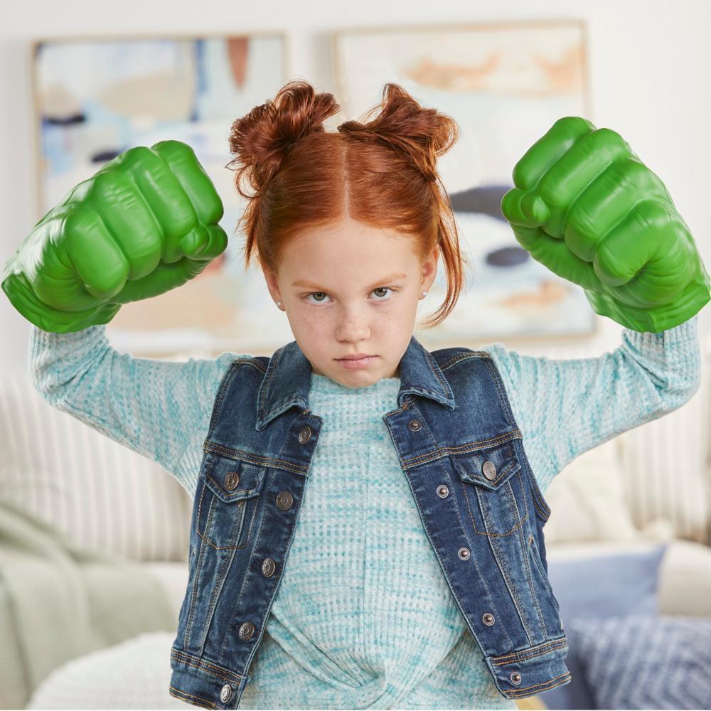 Marvel Avengers Hulk Gamma Smash Fists Role Play Toy for Kids, Stocking Stuffers for Kids 5 and up - Image 6