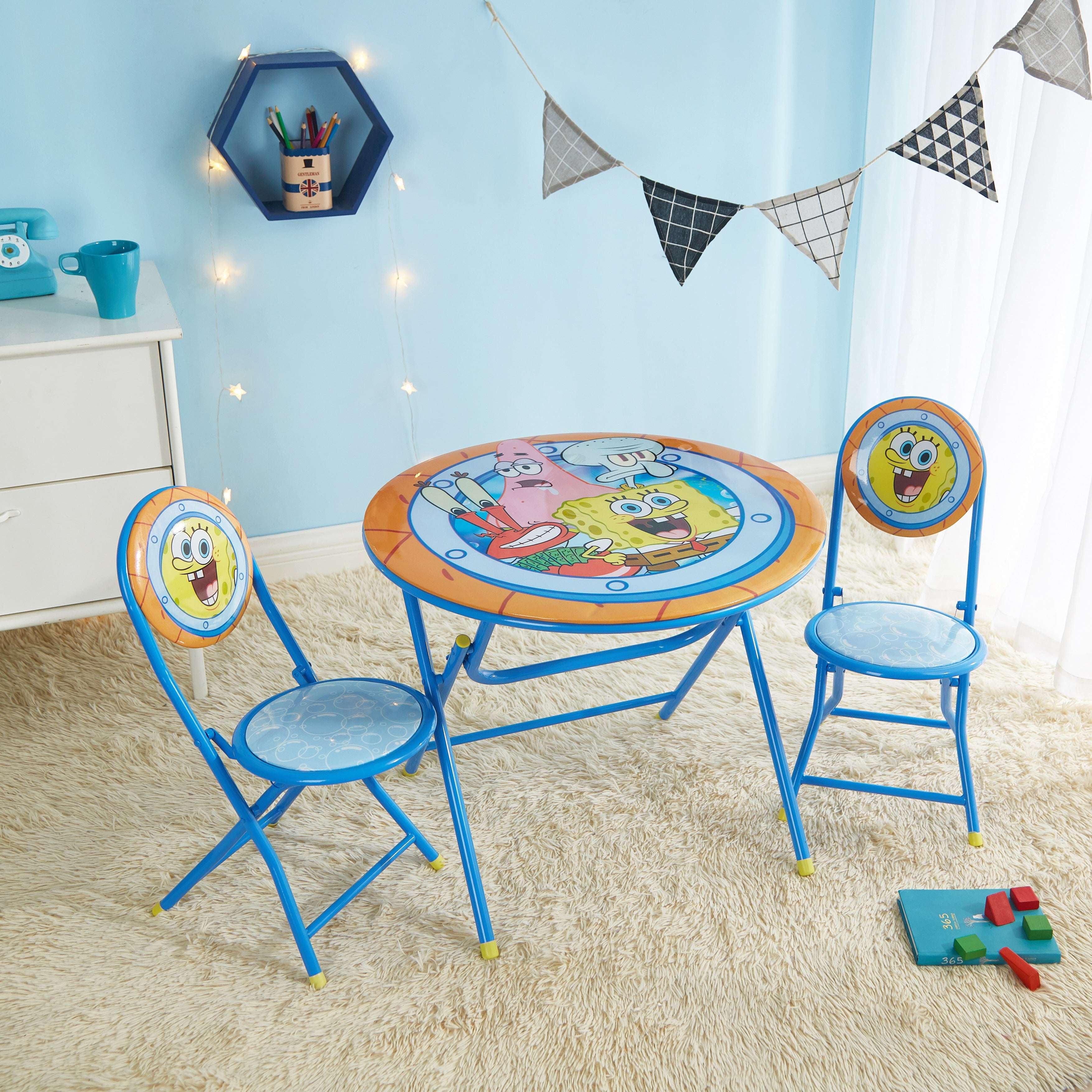 Marvel Avengers Printed 3 Piece Round Table and Chair Set - Image 13