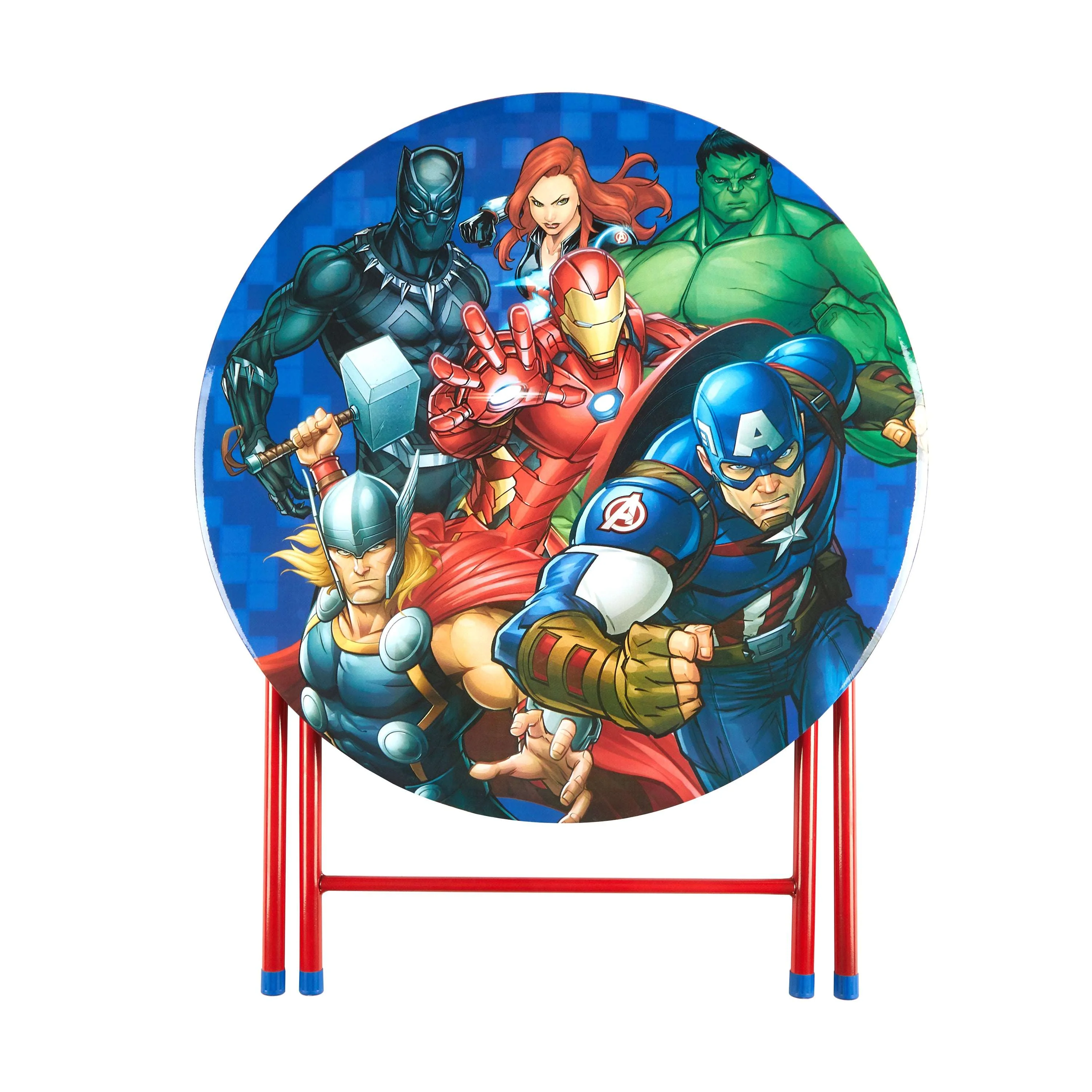 Marvel Avengers Printed 3 Piece Round Table and Chair Set - Image 6