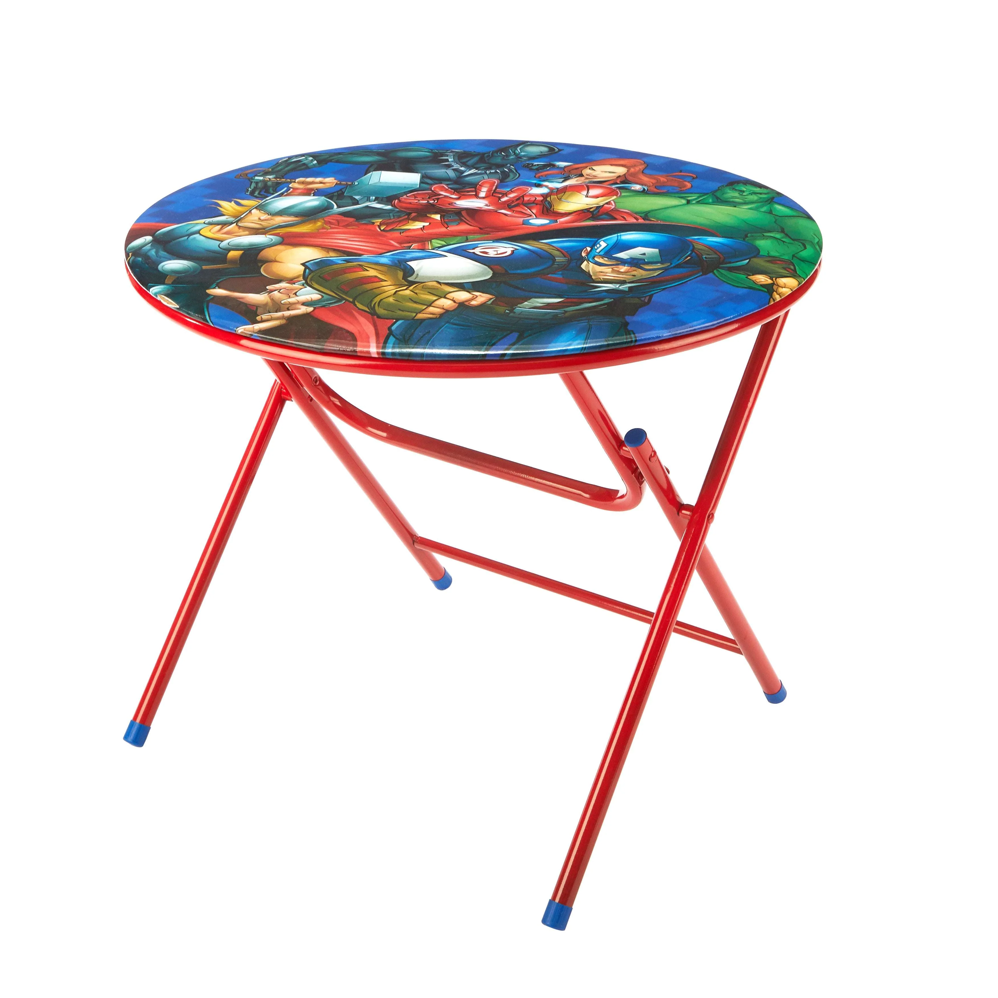 Marvel Avengers Printed 3 Piece Round Table and Chair Set - Image 8