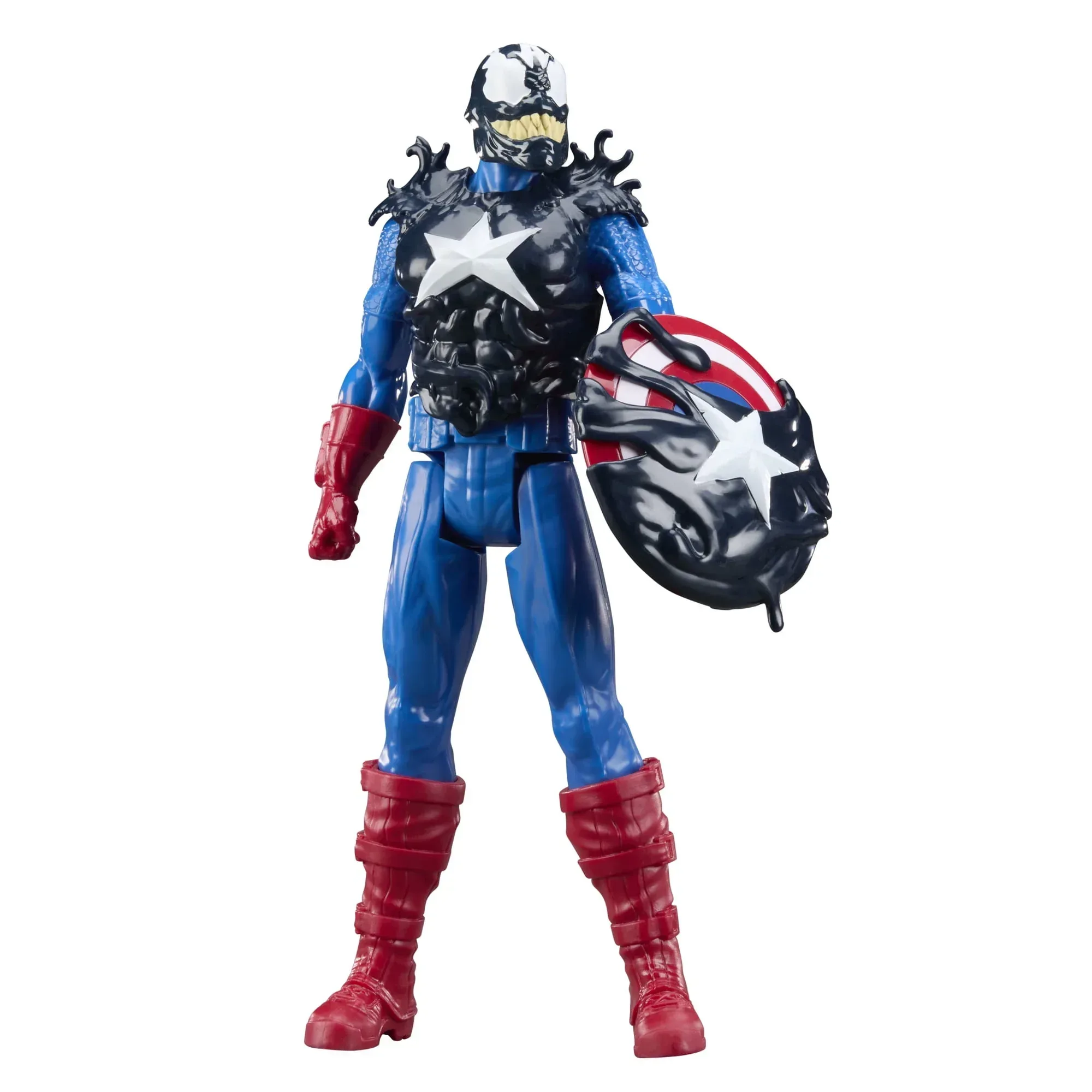 Marvel Avengers VenomVersus Titan Hero Series Venomized Captain America & Venomized Hulk Action Figures - Image 8