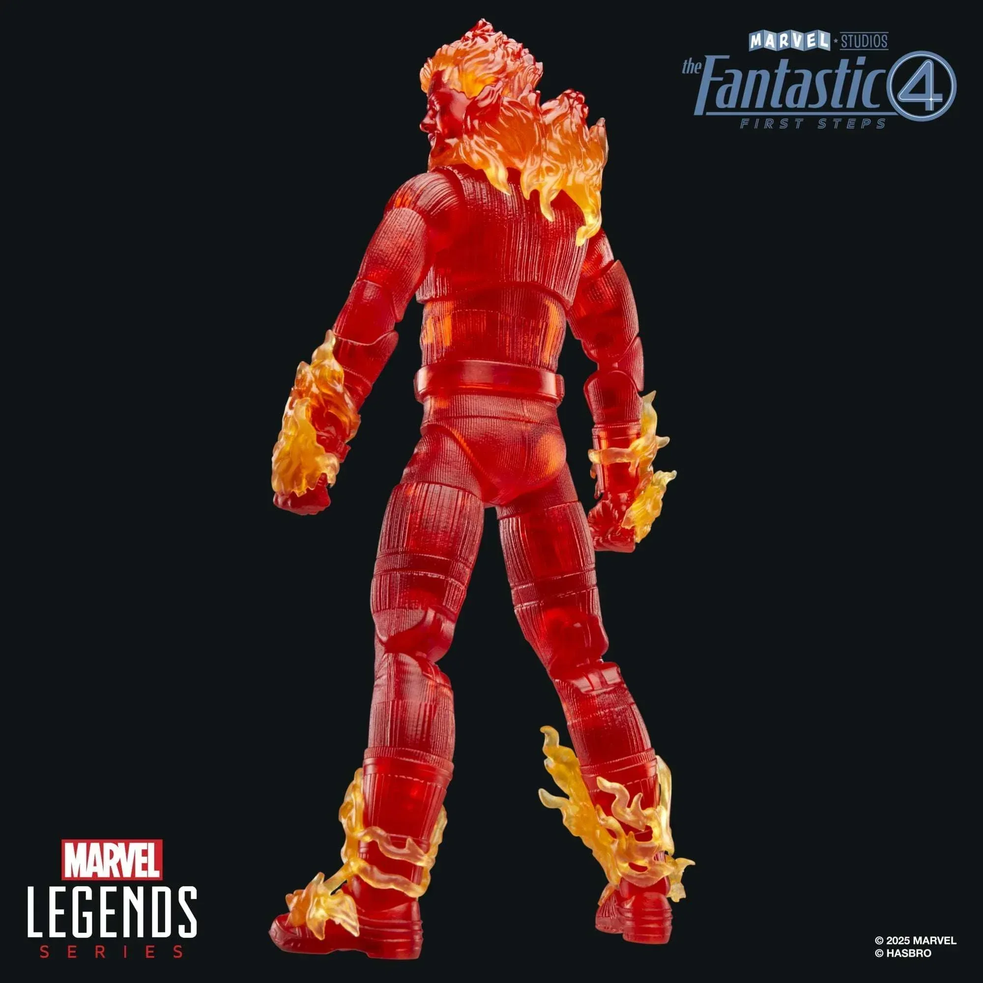 Marvel Legends Series Human Torch, The Fantastic Four: First Steps 6" Action Figure - Image 6
