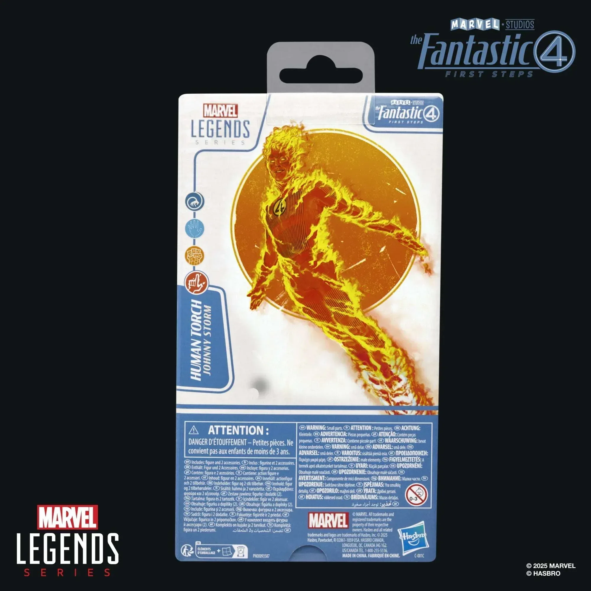 Marvel Legends Series Human Torch, The Fantastic Four: First Steps 6" Action Figure - Image 7