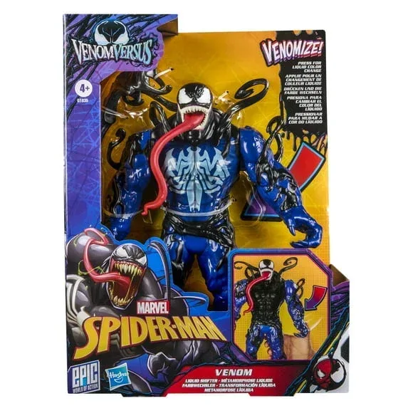 Marvel Spider-Man Epic World of Action VenomVersus Venom Liquid Shifter Figure, Stocking Stuffers for Kids Ages 4 and up - Image 2