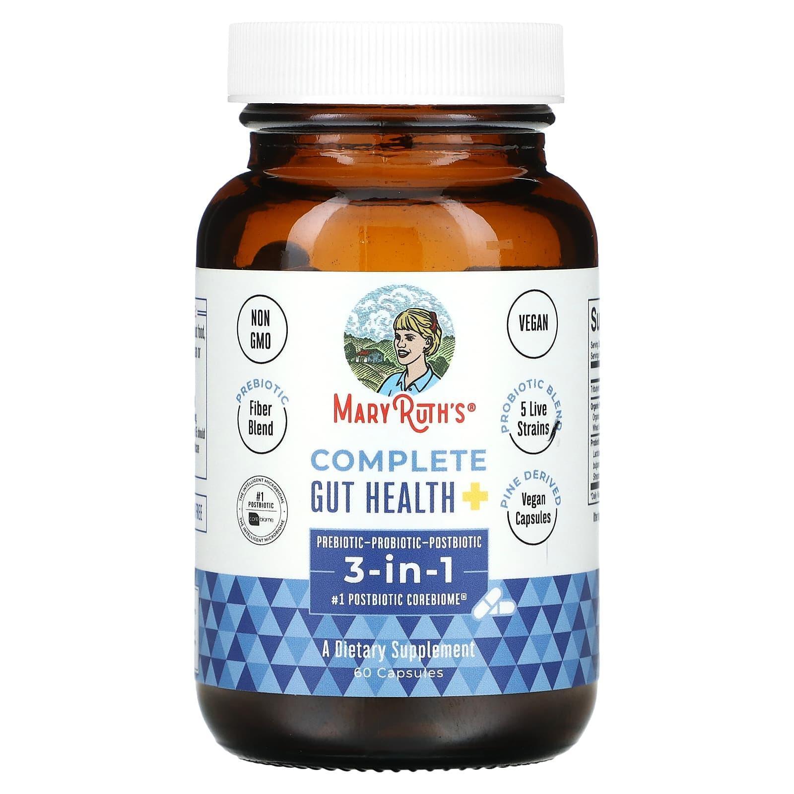 MaryRuth's, Complete Gut Health, 3-in-1, 60 Capsules - Image 3