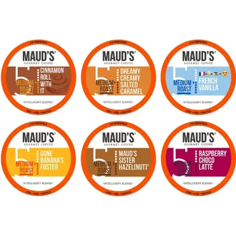 Maud'S Gourmet 100% Arabica Coffee Single Serve Pods, Variety Pack (72 Ct.) - Image 3