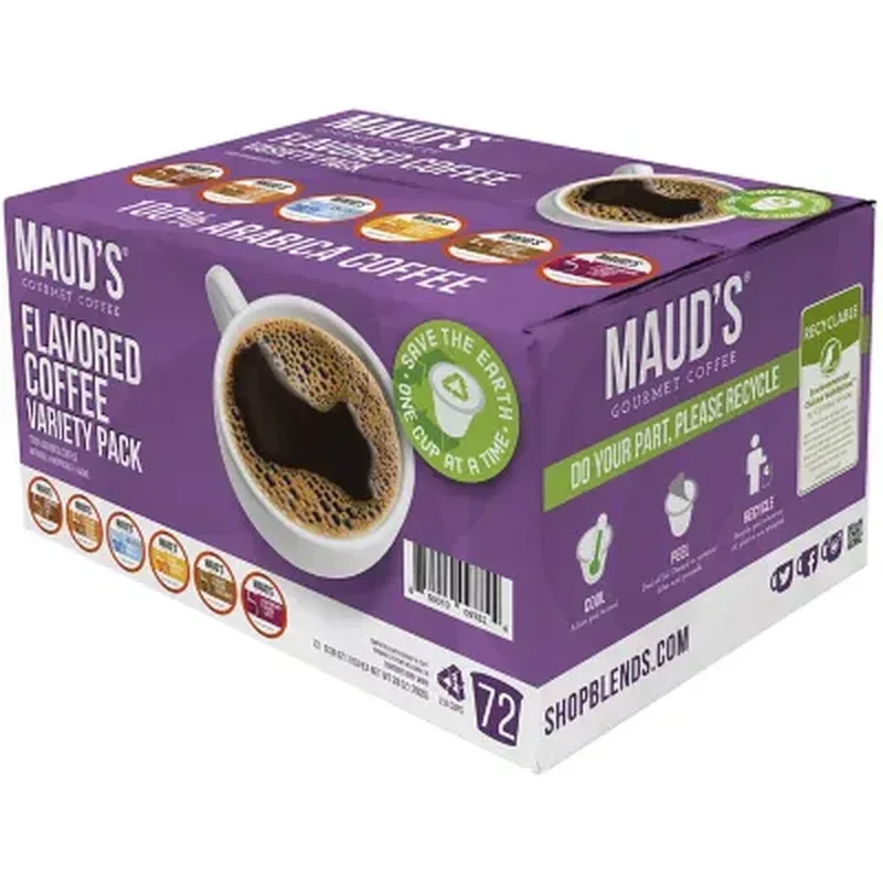 Maud'S Gourmet 100% Arabica Coffee Single Serve Pods, Variety Pack (72 Ct.) - Image 4