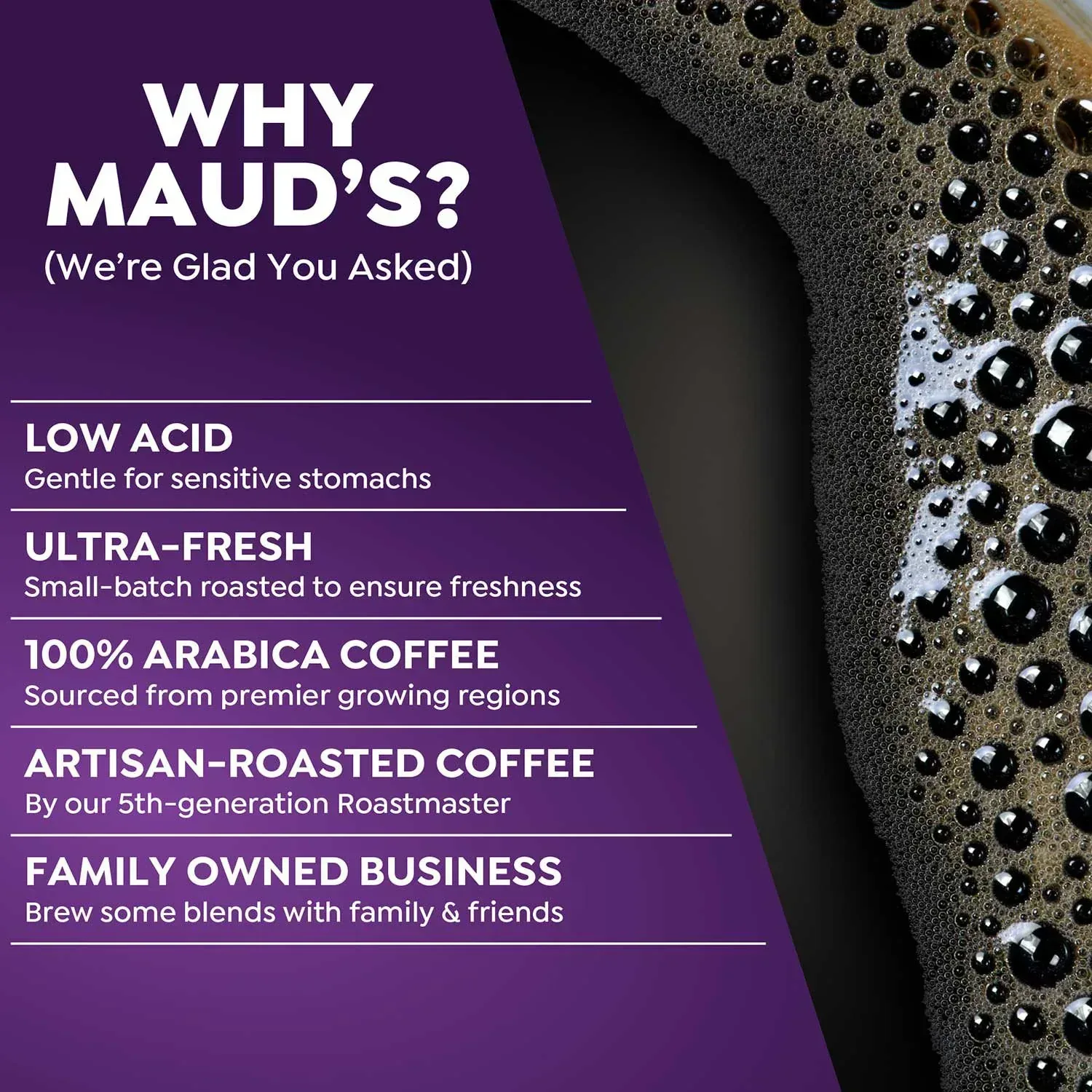 Maud's Half Caff Medium Roast Coffee Pods, 72 ct. - Image 7