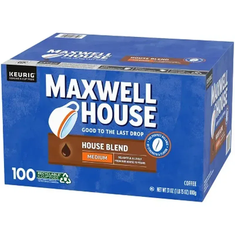 Maxwell House Medium Roast K-Cup Coffee Pods, House Blend (100 Ct.) - Image 10