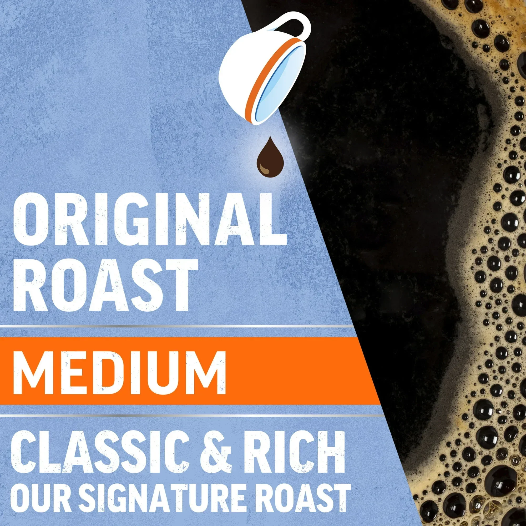Maxwell House Medium Roast Original Roast Ground Coffee, 42.5 oz. Canister - Image 2
