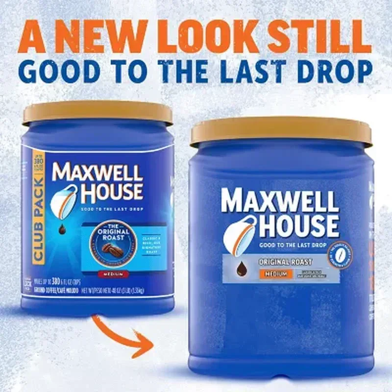 Maxwell House Original Roast Ground Coffee (48 Oz.) - Image 2