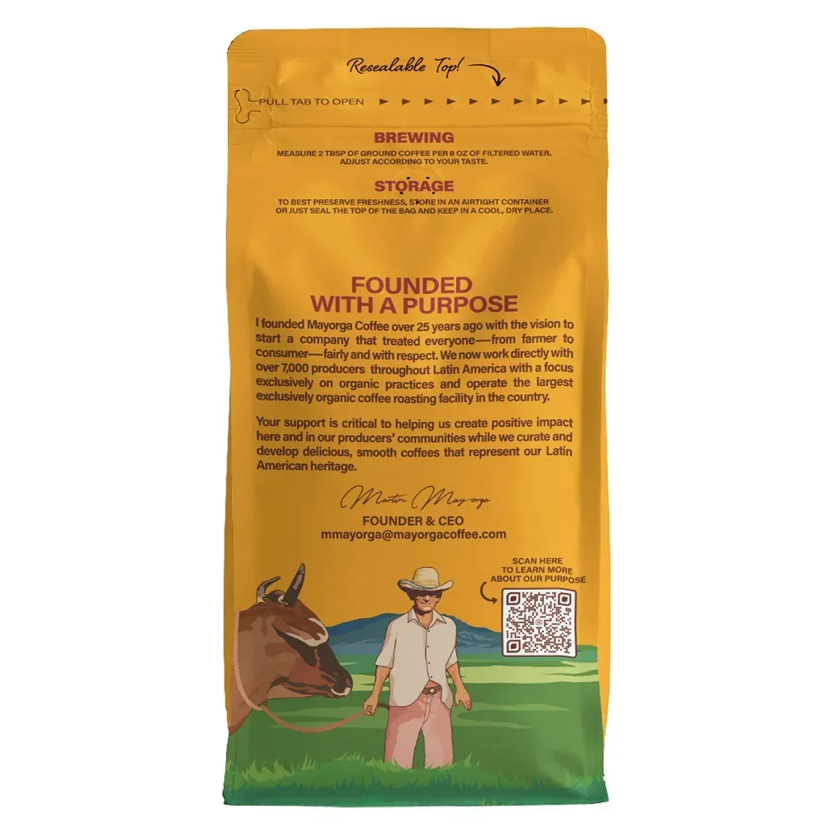 Mayorga Café Cubano Roast, USDA Organic, Dark Roast, Whole Bean Coffee, 2lb, 2-pack - Image 3