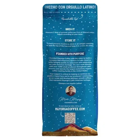 Mayorga Organic Winter Blend, USDA Organic, Dark Roast, Whole Bean Coffee, 2lb, 2-pack - Image 5