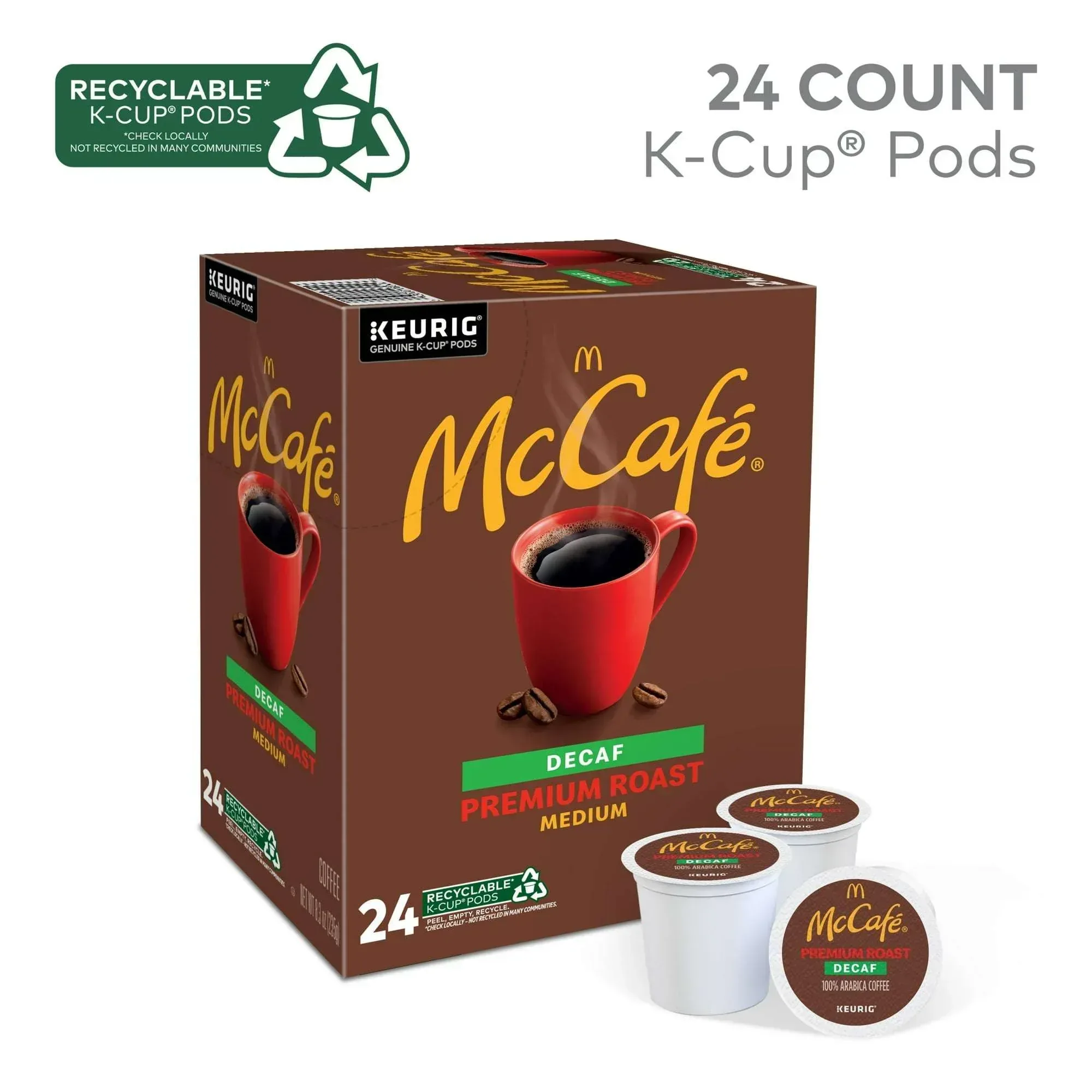 McCafe, Decaf Premium Medium Roast K-Cup Coffee Pods, 24 Count - Image 7