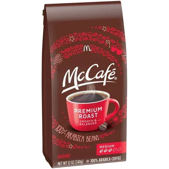 McCafe Premium Roast, Medium Roast, Ground Coffee, 12 oz - Image 2