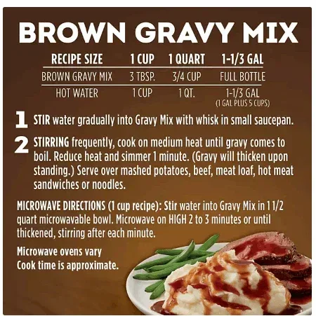 McCormick Brown Gravy Mix (21 oz.) - Image 3