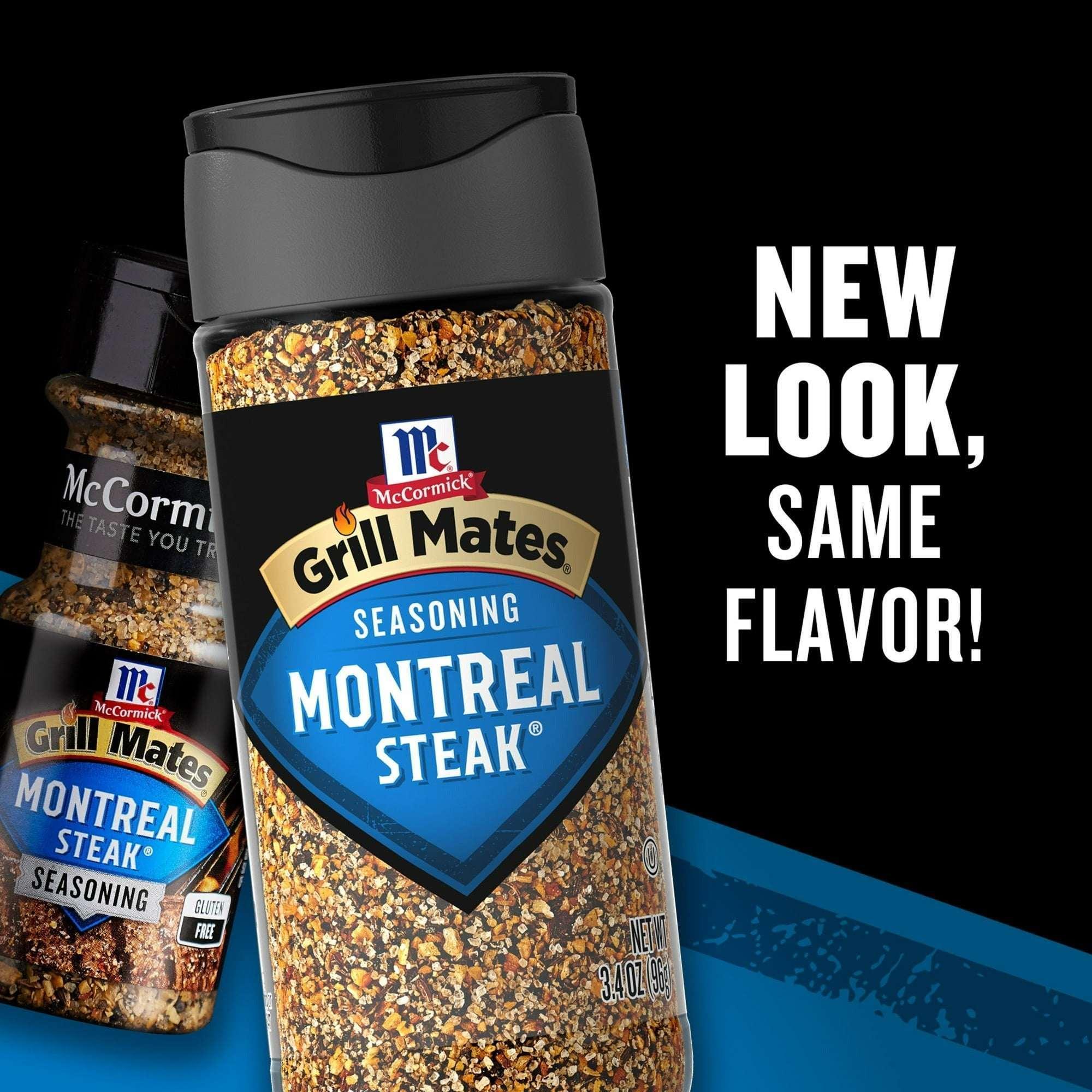 McCormick GRILL MATES Gluten Free Montreal Steak Seasoning, 3.4 oz Bottle - Image 2