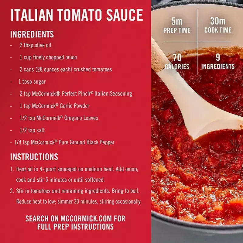 McCormick Italian Seasoning, 6.25 oz. - Image 6