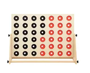 MD Sports 2' Wooden 4 in a Row Lawn Game