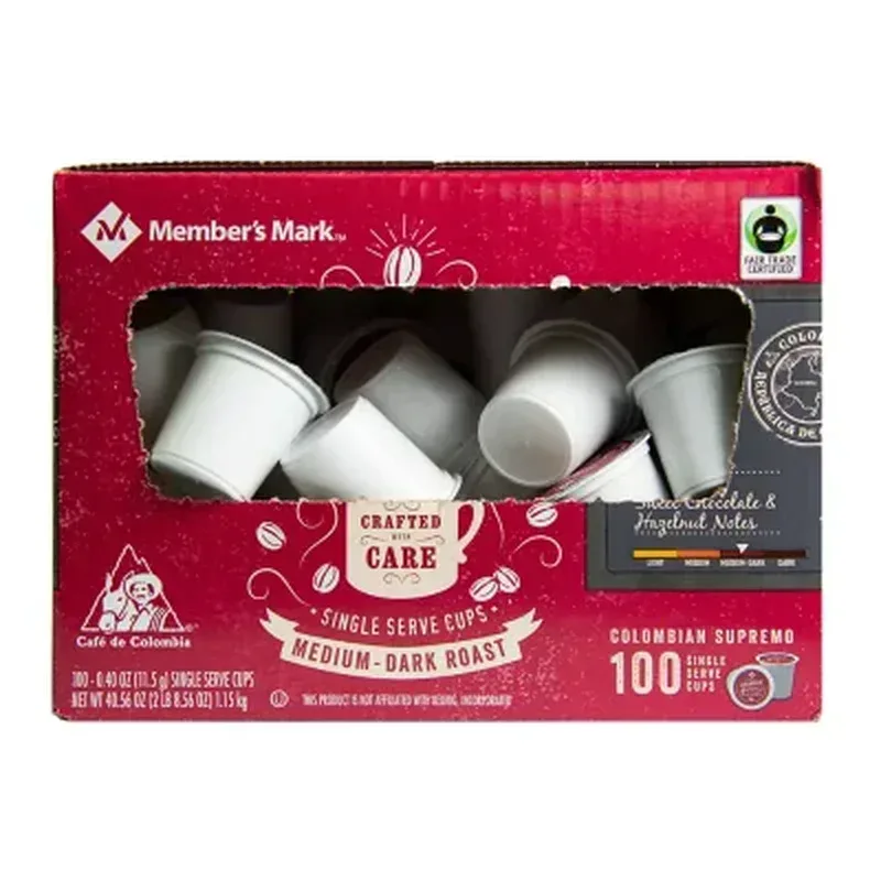 Member's Mark Medium-Dark Roast Coffee Pods 100 Count - Image 4