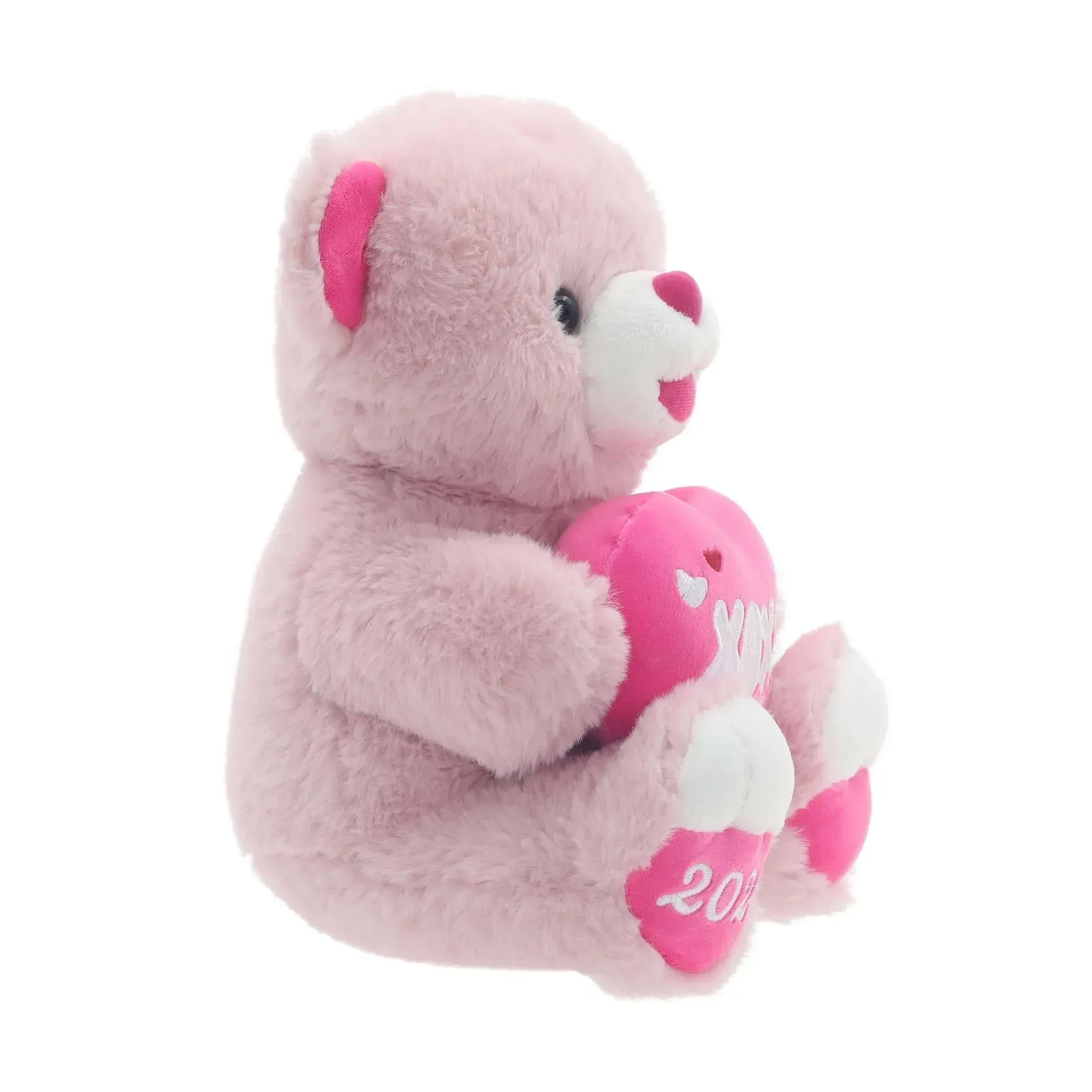 Medium Sweetheart XOXO Teddy Bear Plush, Pink, 10", Valentine's Day by Way To Celebrate - Image 7