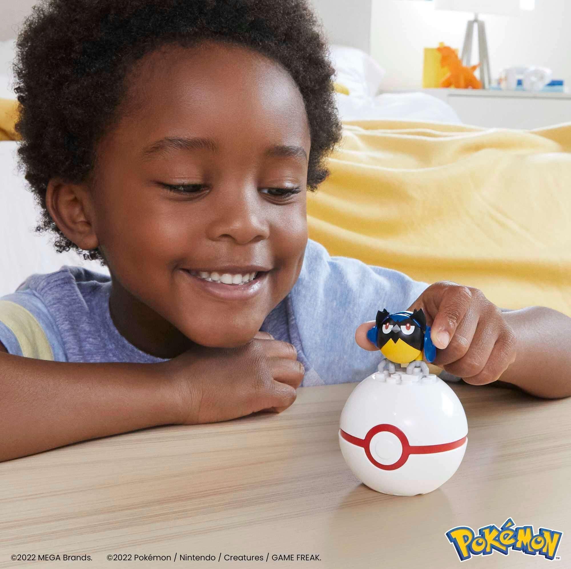 MEGA Pokemon Building Toy Kit Rookidee (15 Pieces) with 1 Action Figure and Ball for Kids - Image 2