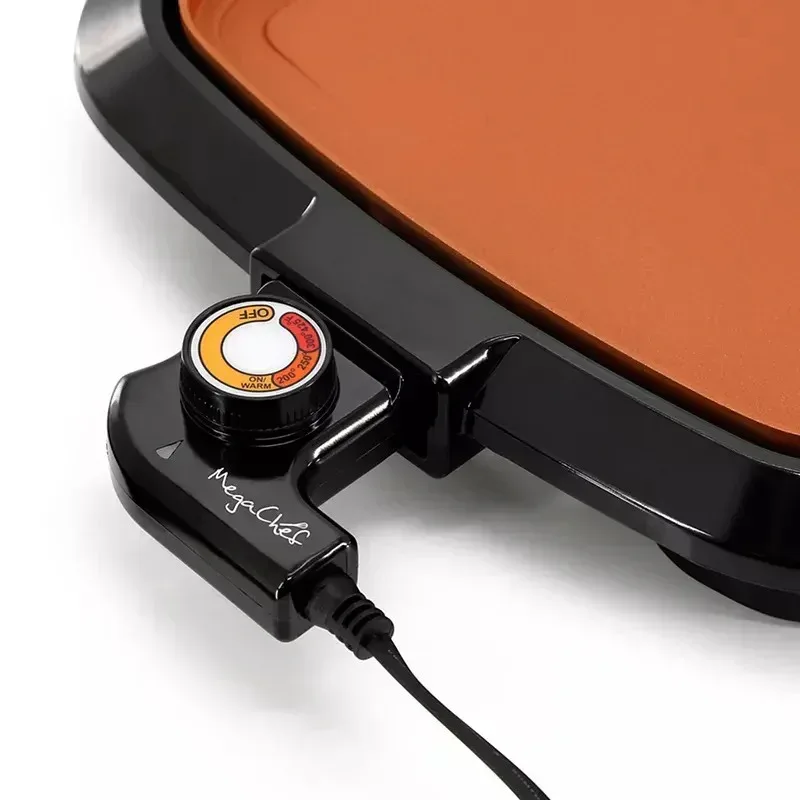 MegaChef 16" Electric Grill with Copper Coating - Image 4