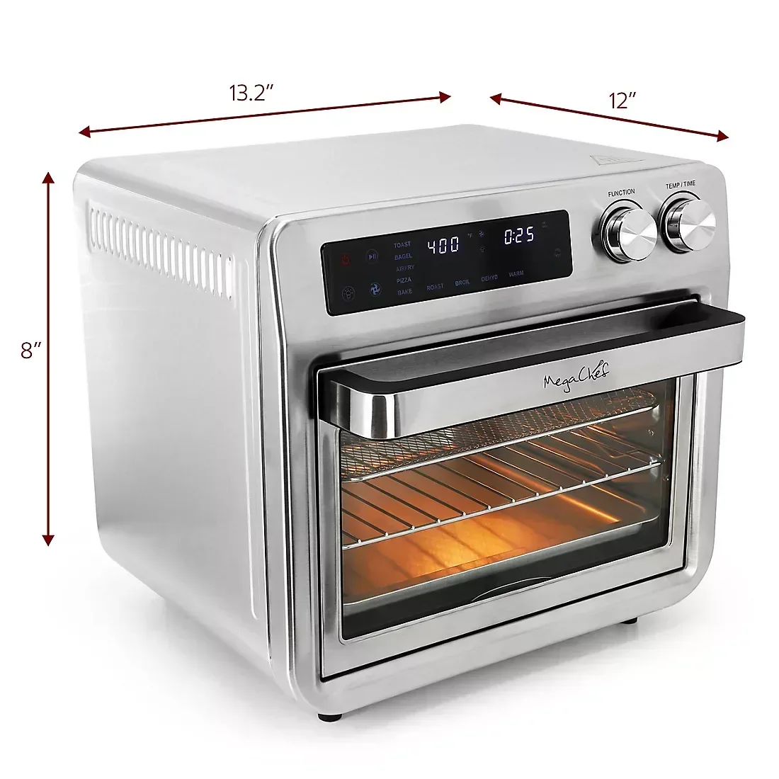 MegaChef 26-Qt. Digital Electric Multi-Function Air Fryer & Countertop Oven - Image 2