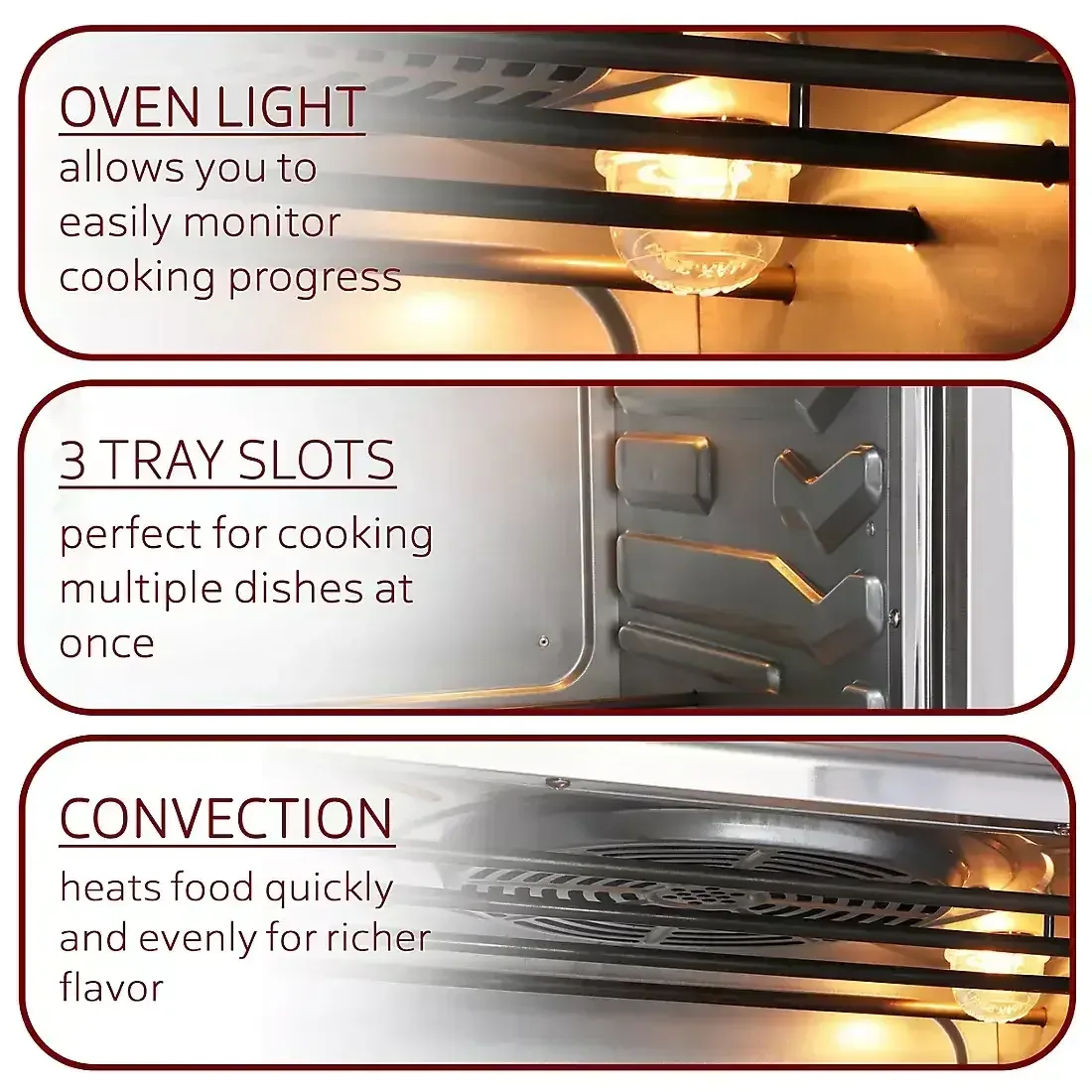 MegaChef 26-Qt. Digital Electric Multi-Function Air Fryer & Countertop Oven - Image 4