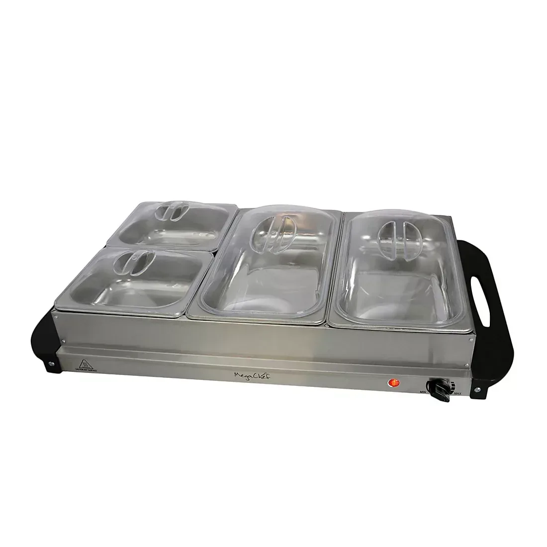 MegaChef Buffet Server & Food Warmer with Removable Sectional Trays - Image 3