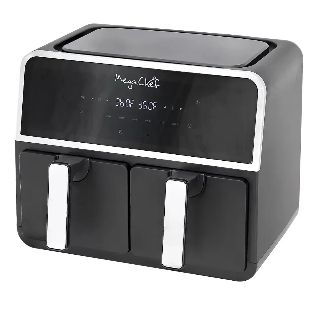 MegaChef Dual 4.5 + 4.5-Qt. Digital Electric Air Fryer - Image 2