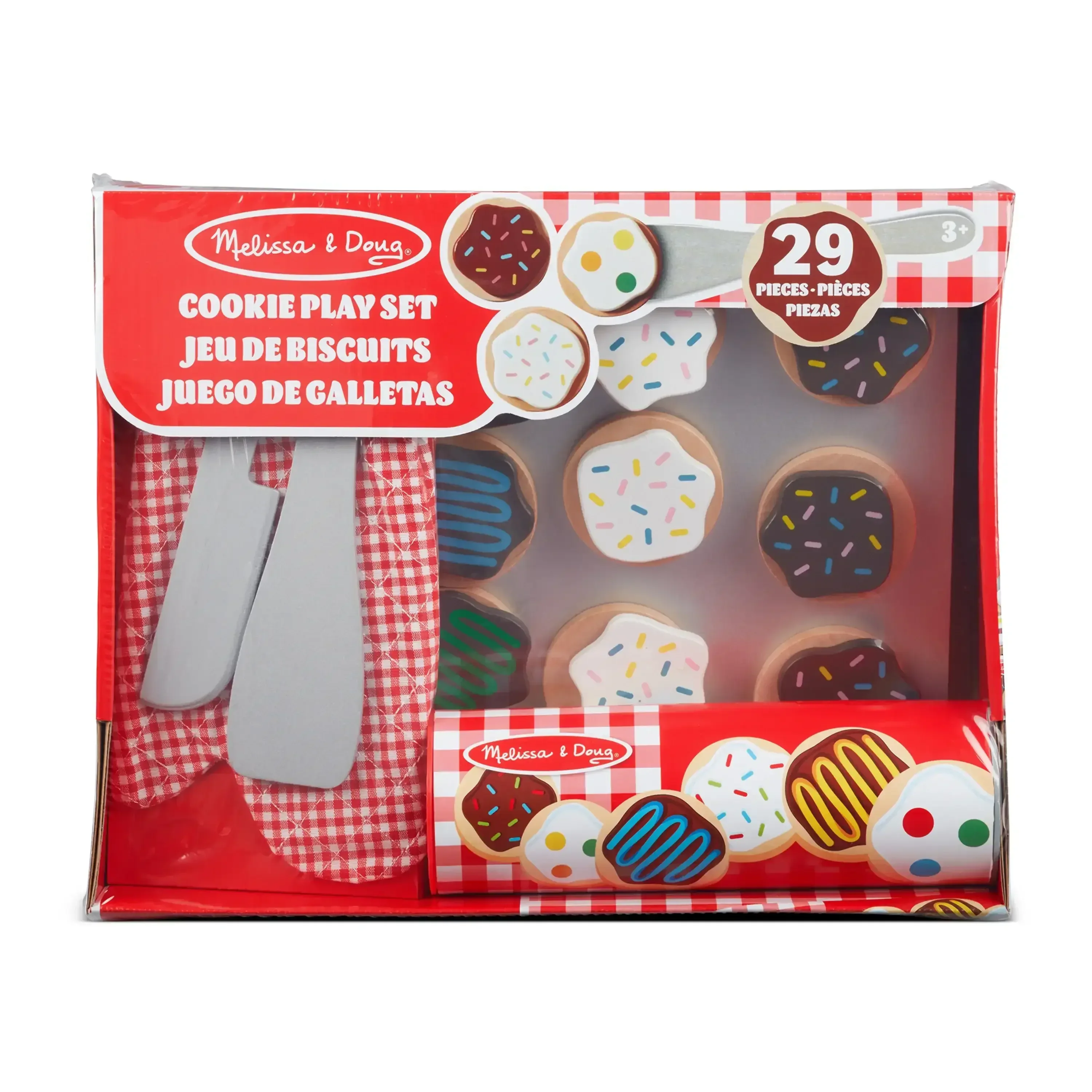 Melissa & Doug Slice and Bake Wooden Cookie Play Food Set - Image 3