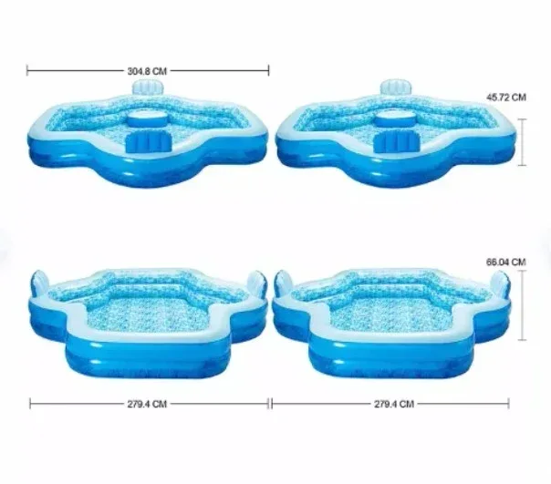 Member’s Mark 10' Elegant Family Inflatable Pool – Spacious & Durable - Image 6