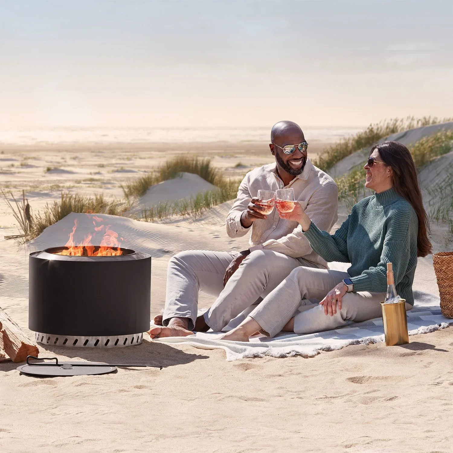 Member’s Mark 22" Smokeless Wood Fire Pit with All-Weather Cover - Image 9