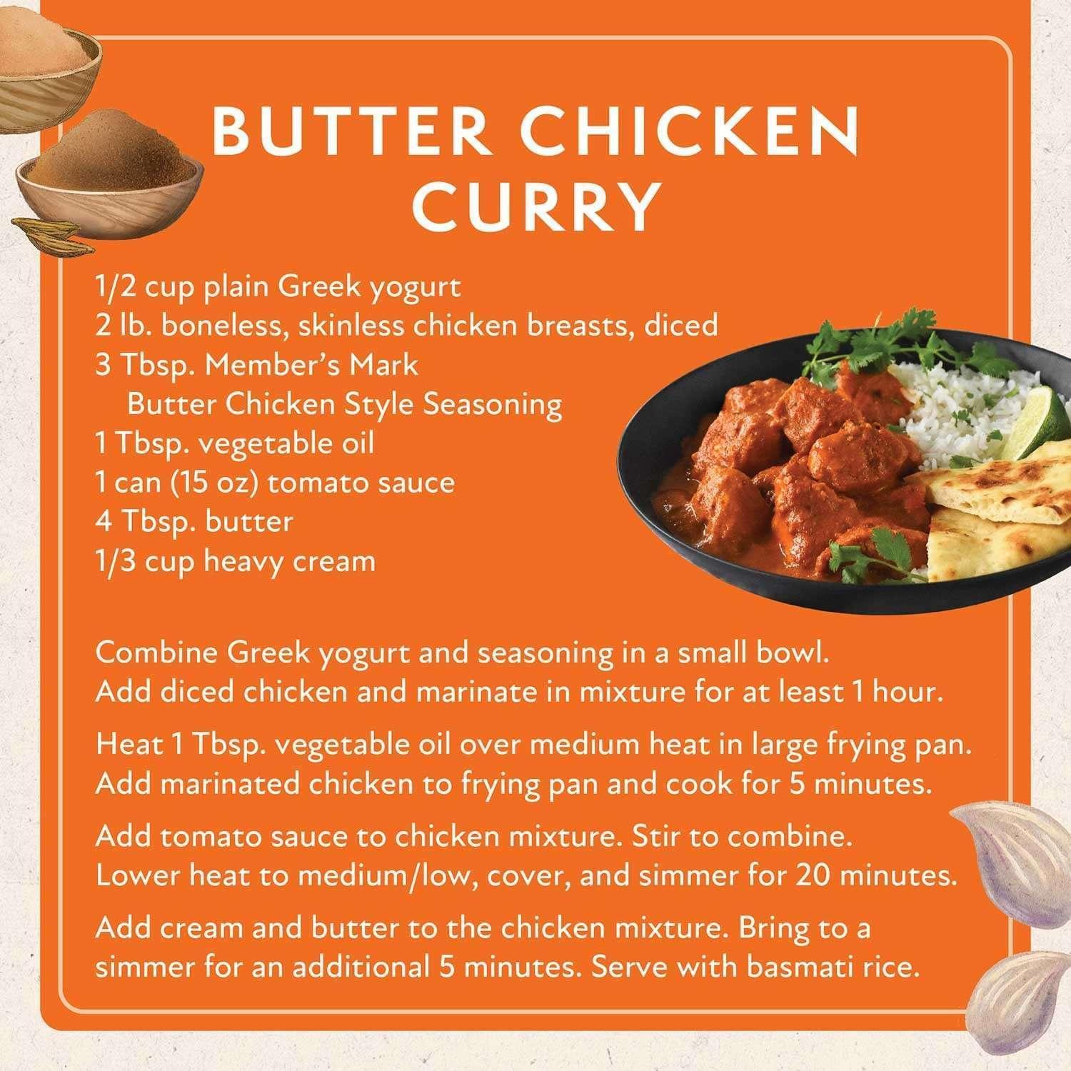 Member’s Mark Butter Chicken Seasoning Blend, 8.4 oz. - Image 4