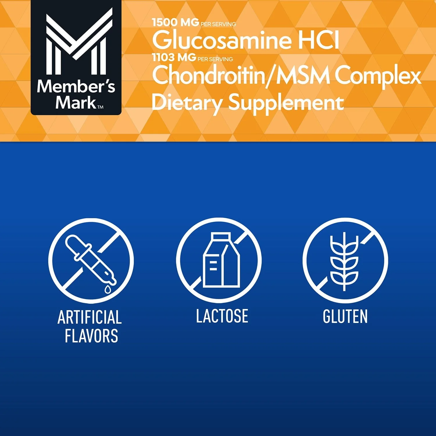 Member’s Mark Glucosamine HCl and Chondroitin/MSM Complex Tablets, 220 ct. - Image 6