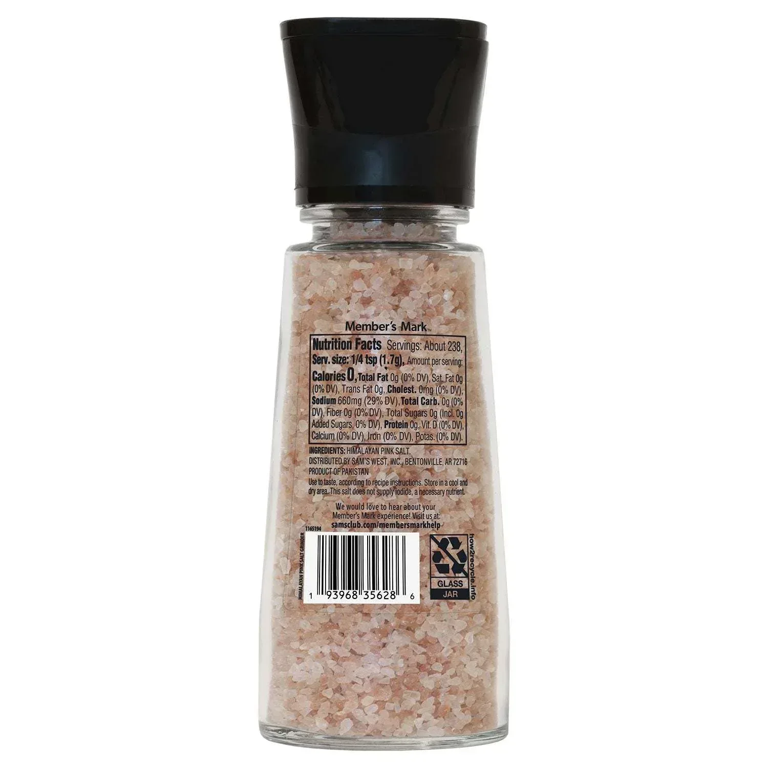 Member’s Mark Himalayan Pink Salt Grinder, 14.3 oz. - Image 6
