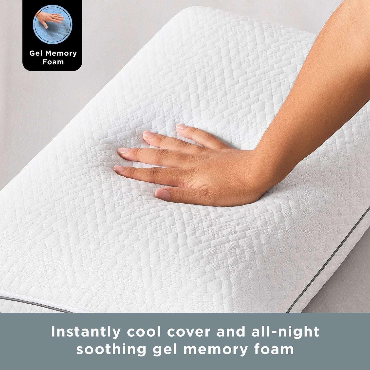 Member’s Mark Hotel Premier Collection Premium Cooling Gel Memory Foam Pillow, Assorted Sizes - Image 3