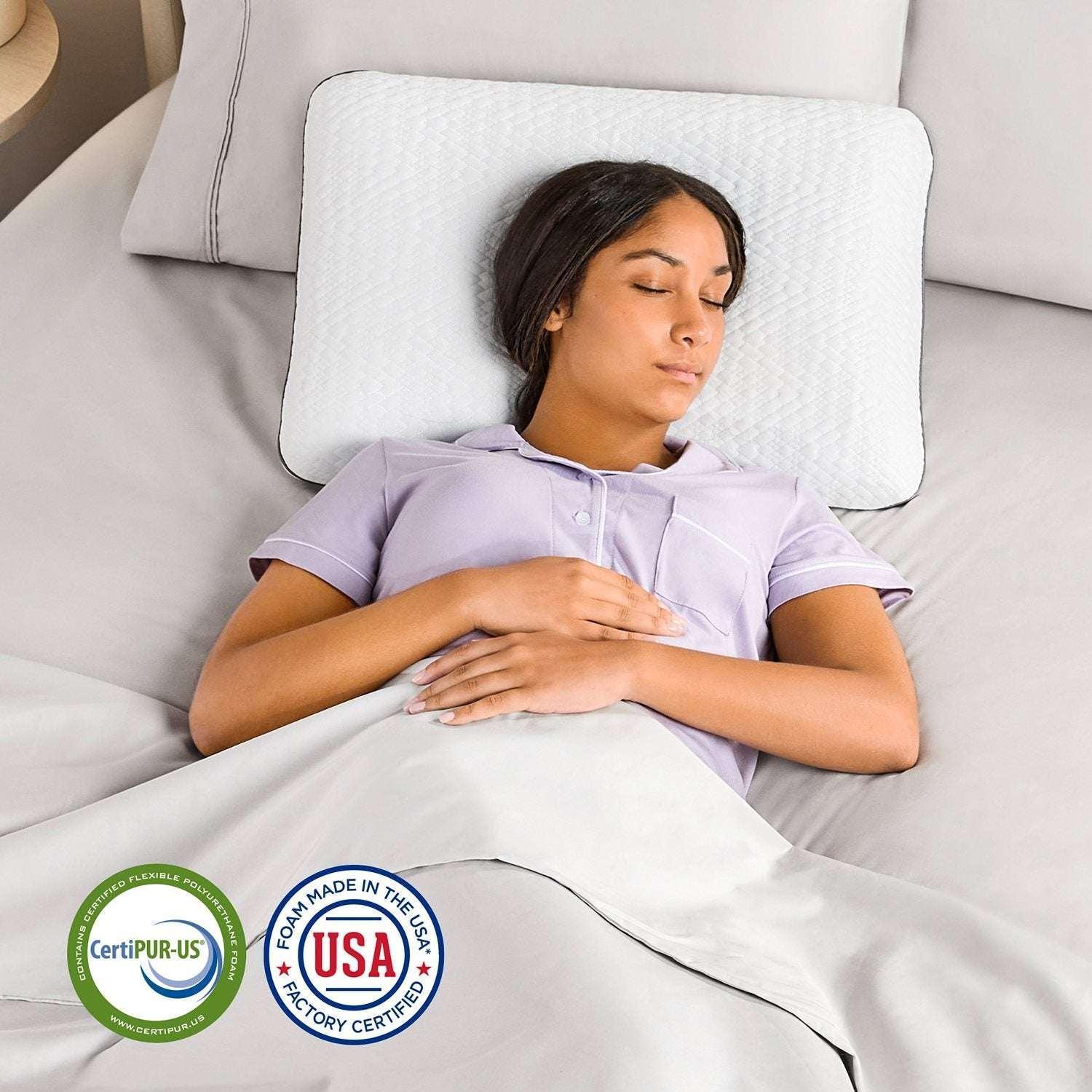Member’s Mark Hotel Premier Collection Premium Cooling Gel Memory Foam Pillow, Assorted Sizes - Image 7