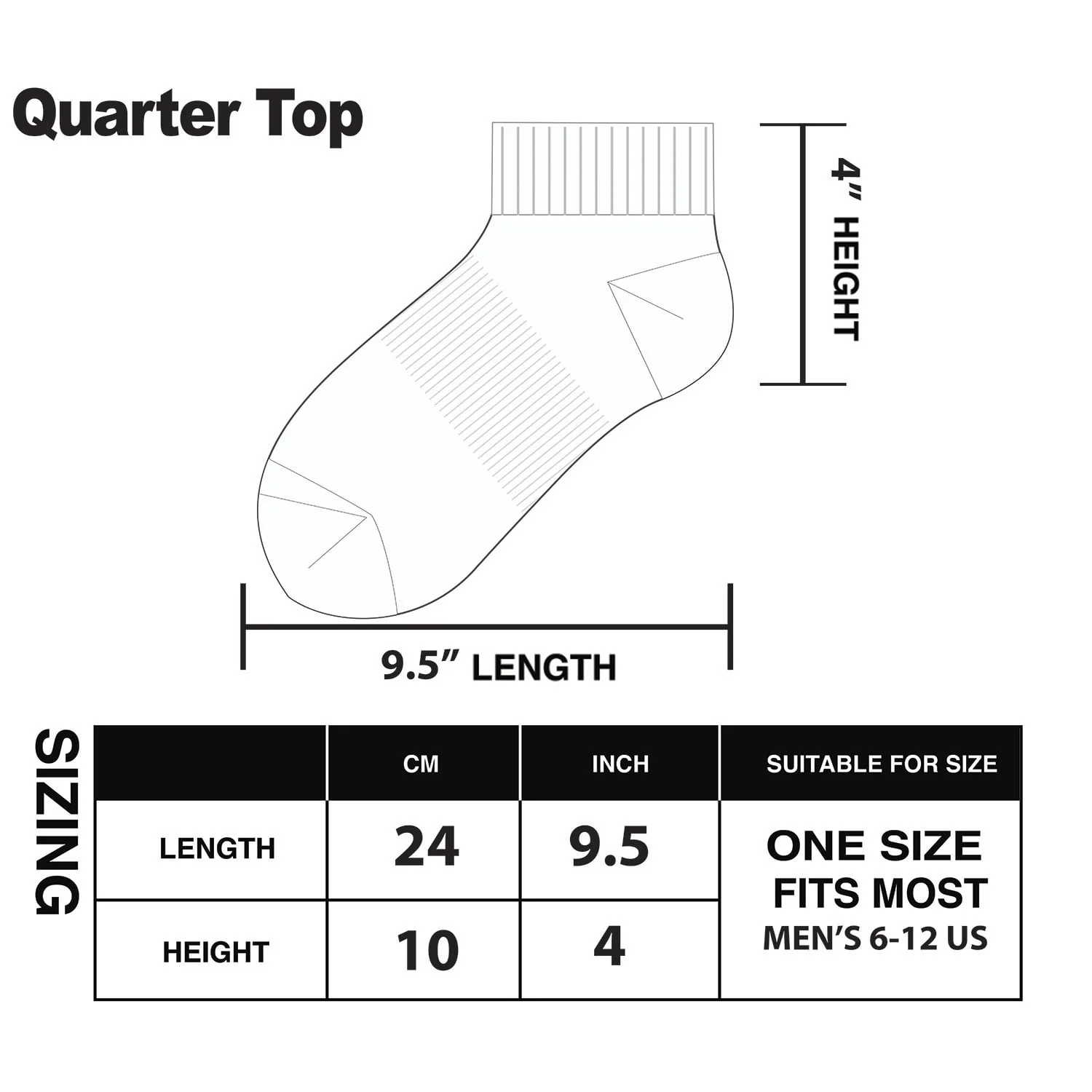 Member's Mark 10-Pack Athletic Quarter Sock - Image 7