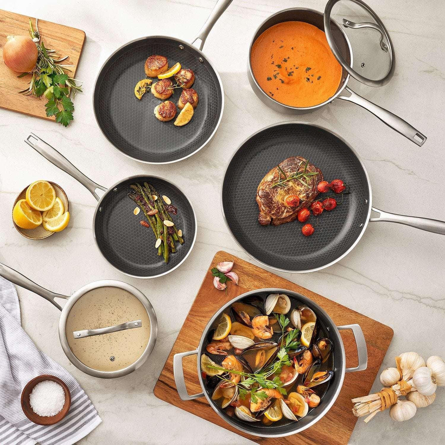 Member's Mark 10-Piece Hybrid Ceramic Nonstick Cookware Set - Image 2