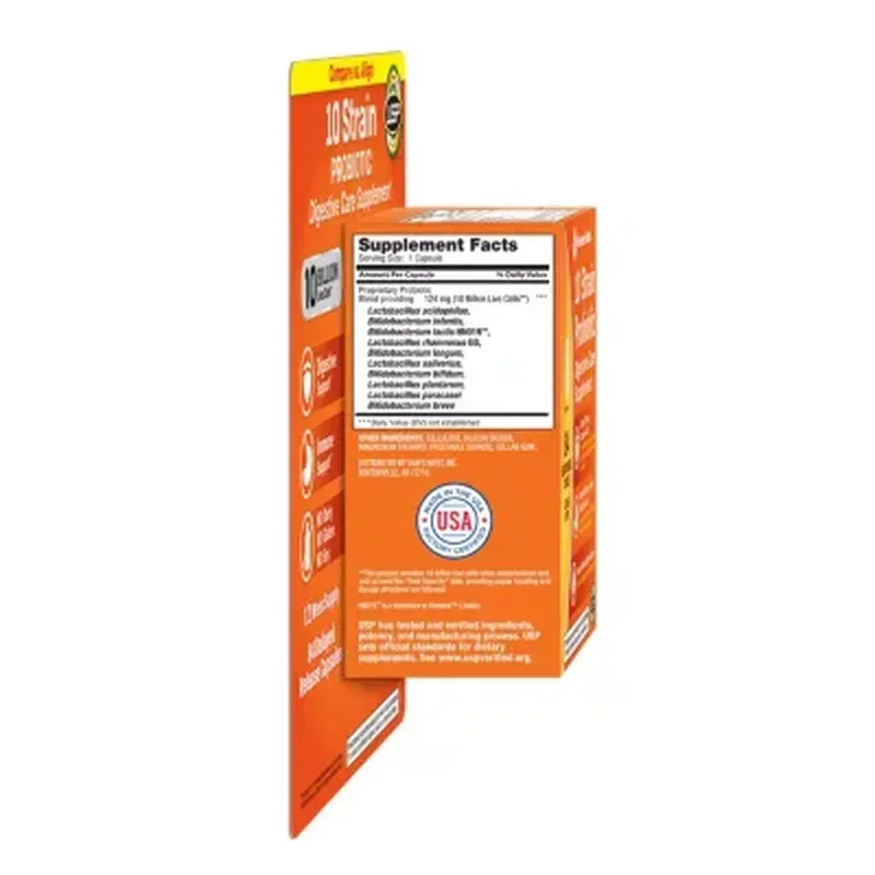 Member'S Mark 10-Strain Probiotic Digestive Care Supplement Capsules (84 Ct.) - Image 3