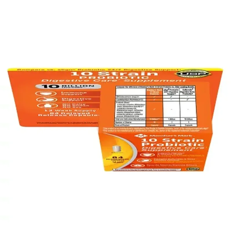 Member'S Mark 10-Strain Probiotic Digestive Care Supplement Capsules (84 Ct.) - Image 5