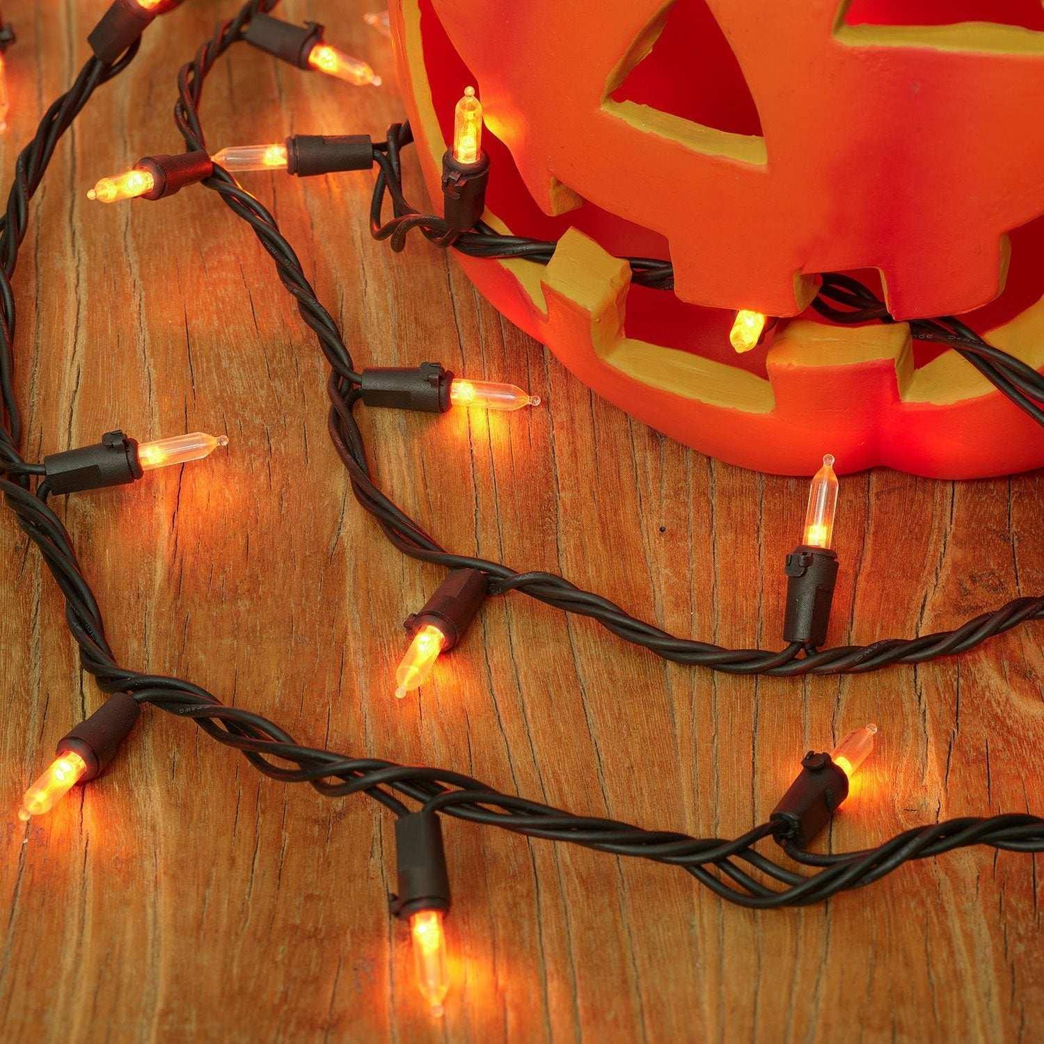 Member's Mark 100ct Halloween Color Changing Mini LED Lights, 22.3' Lighted Length - Image 2