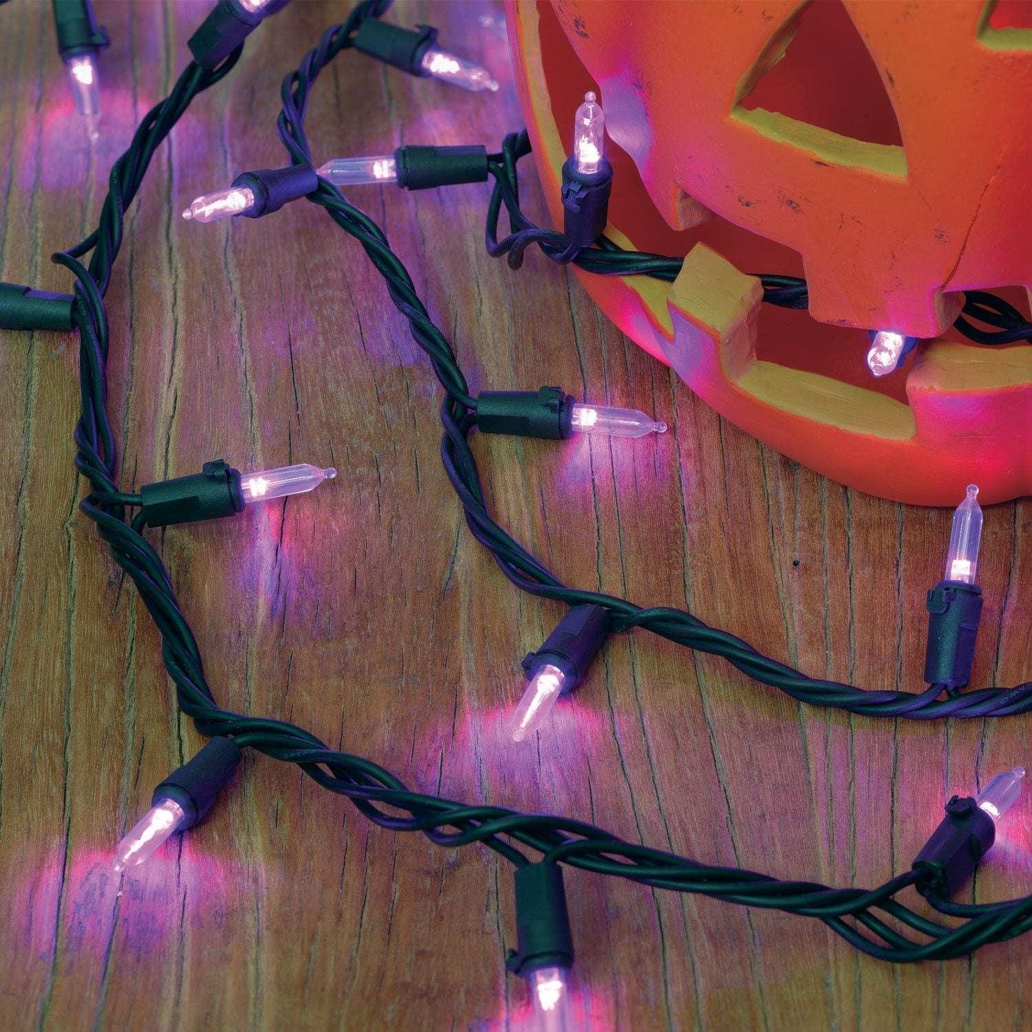 Member's Mark 100ct Halloween Color Changing Mini LED Lights, 22.3' Lighted Length - Image 3