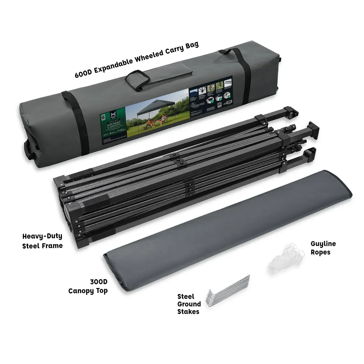 Member's Mark 10'x10' Instant Canopy EasyLift Technology - Image 11