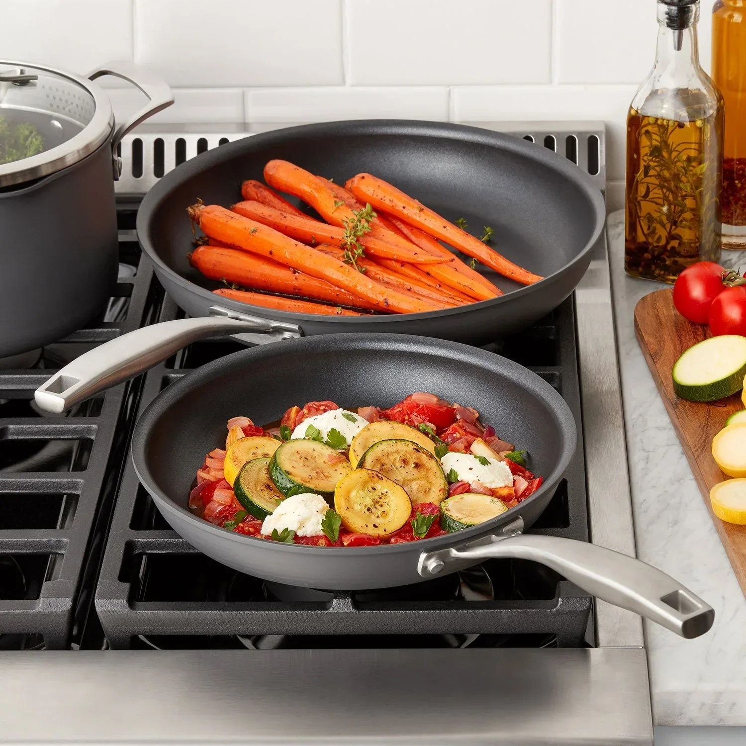 Member's Mark 15-Piece Hard Anodized Nonstick Aluminum Cookware Set - Image 5