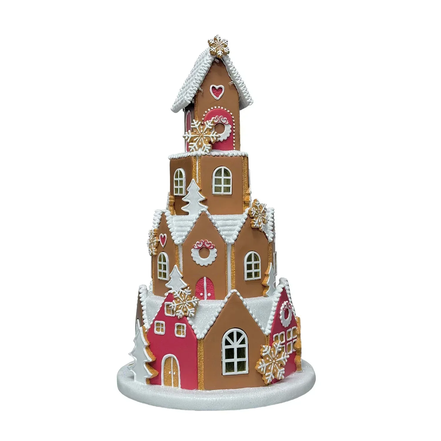 Member's Mark 16" Pre-Lit Gingerbread Village - Image 2
